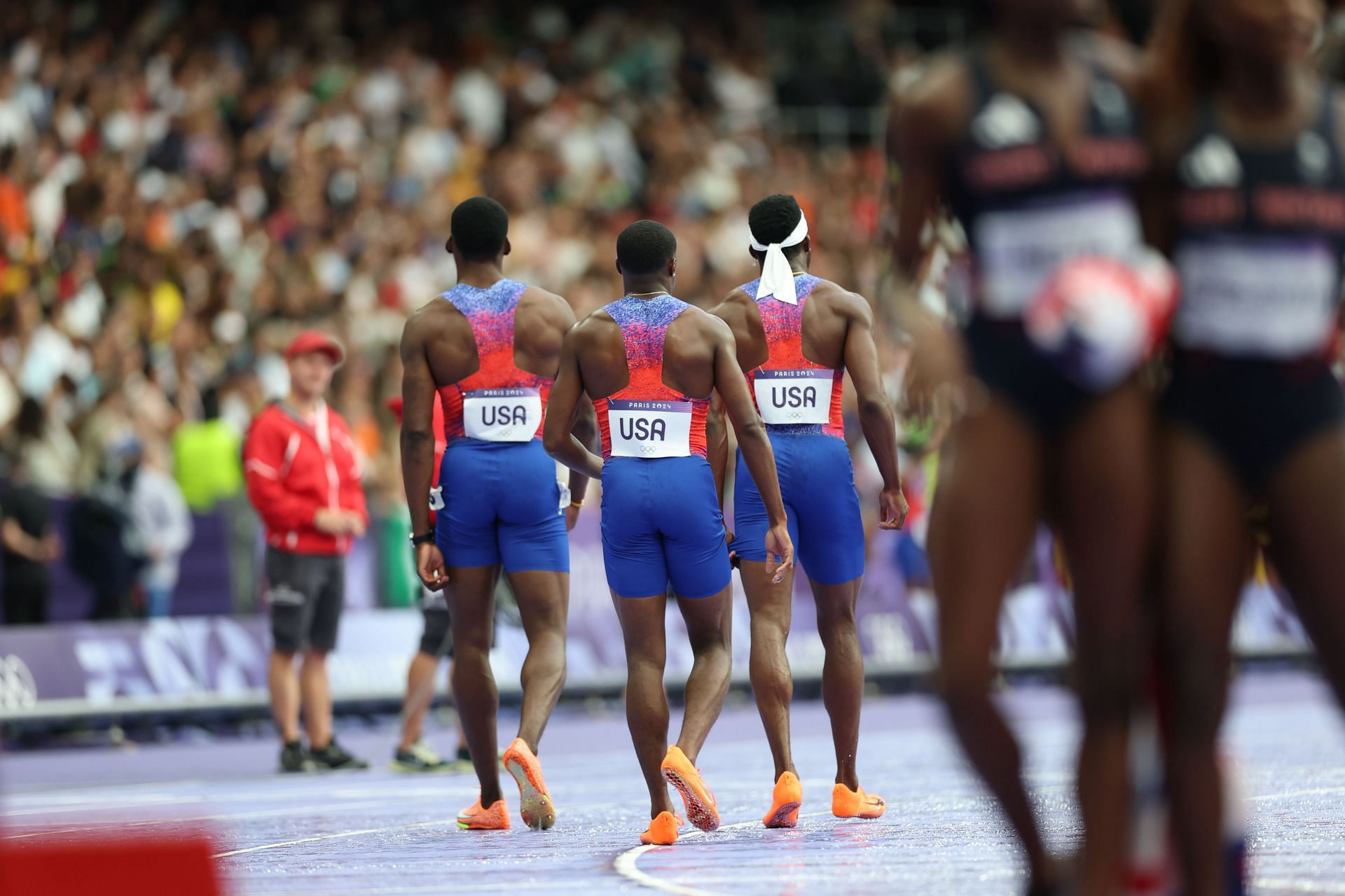 Christian Coleman and Kenny Bednarek at the 2024 Summer Olympics - Source: Getty